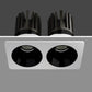 JS-TRL Dusky Double 18wx2 Rectangle In-Ceiling Tilt Colored Reflector Cob Downlight