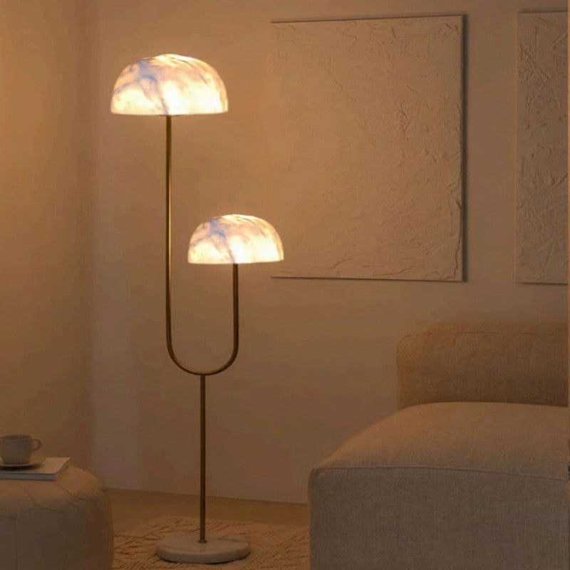 JS-TL Marble Bowl Floor Lamp Marbel Floor Lamp