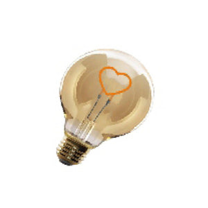 JS-SMS 2W LED E27 HEART FILAMENT LAMP E27 led lamps