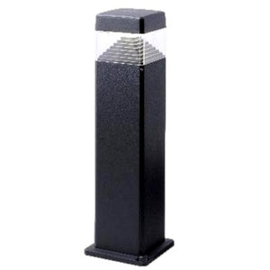Fumangali ESTER 800 WITH LAMP Led Garden Bollard Lights 10w Black Made in Italy
