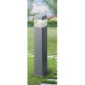 Fumangali ESTER 800 WITH LAMP Led Garden Bollard Lights 10w Black Made in Italy