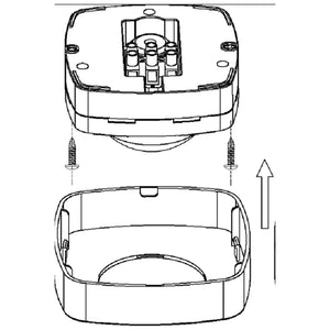 JS-OCT Esy Mestro Surface Microwave Day Night Occupancy Sensor with Remote OCTEMESTRO08C