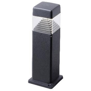 Fumangali ESTER 500 WITH LAMP Led Garden Bollard Lights 10w Black Made in Italy