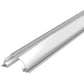 JS-JAS LP 011-06 Pop Trimless Half Round Recessed Trimless Cove Alluminium Profile For Strips 095-JAS-R8248