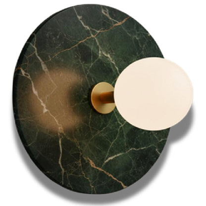 JS-TL Green Disk Orbis Wall Lamp TUL-WL-GRN-DISK-ORB-254