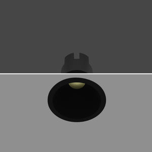 JS-TRL Smooth 7w Round Fixed Deep Recessed Cob Downlight