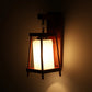 Red Wood Wall Light - TERIOR-R - Included Bulb