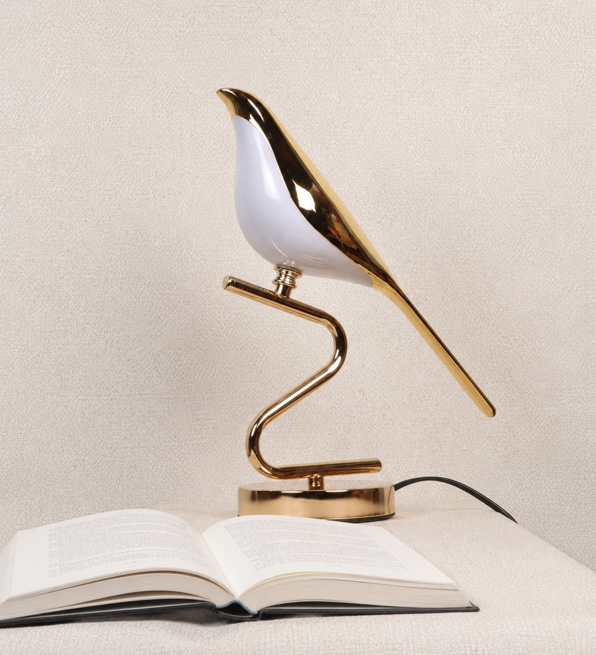 Eliante by Jainsons Lights | Gold Iron Table Lamp | TL-8006