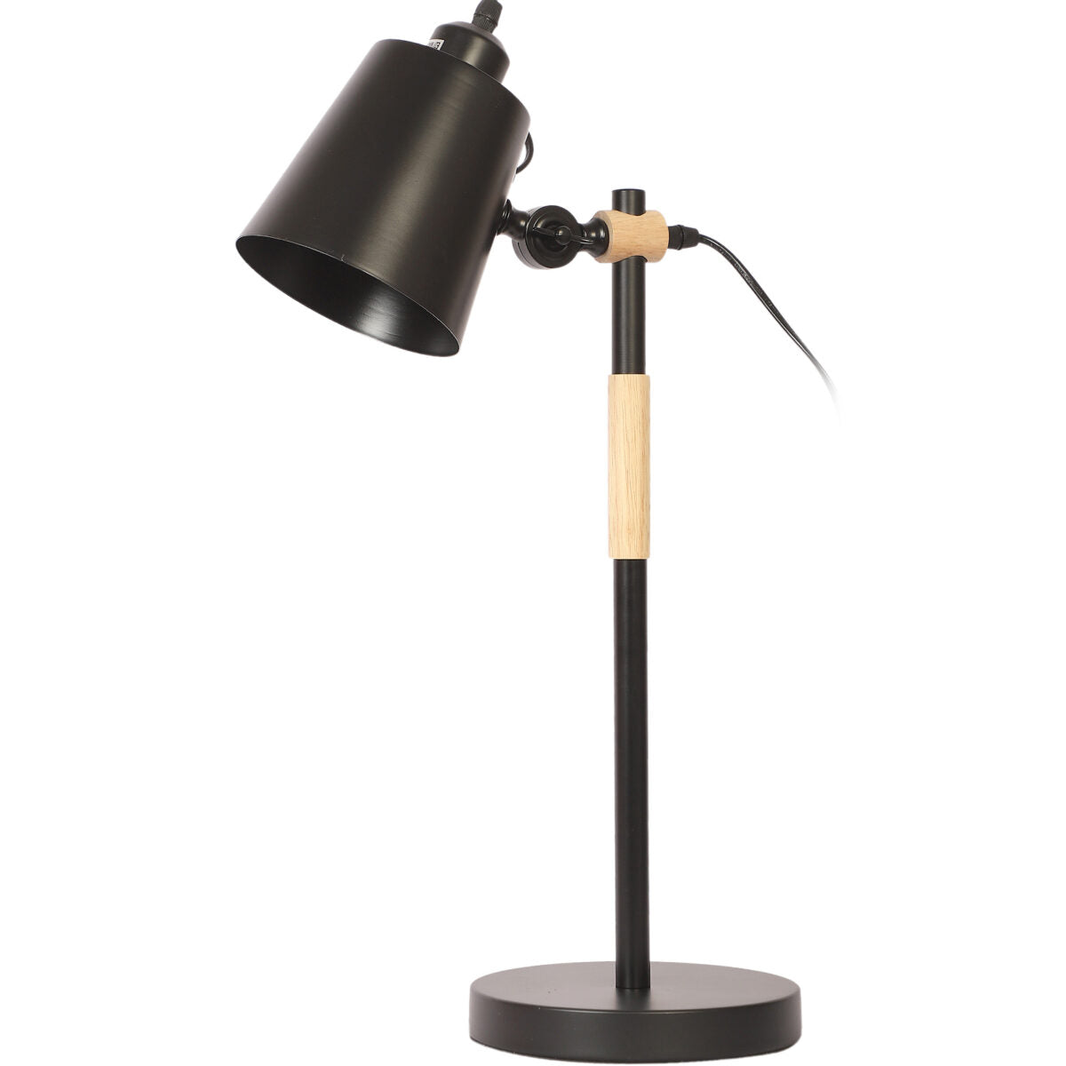 JS-VP T-37-TL Classic Table Lamps 1xE27 Mild Steel & Metal Material Black, Brown & Black Finish