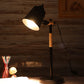 JS-VP T-37-TL Classic Table Lamps 1xE27 Mild Steel & Metal Material Black, Brown & Black Finish