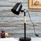 JS-VP T-37-TL Classic Table Lamps 1xE27 Mild Steel & Metal Material Black, Brown & Black Finish