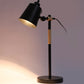 JS-VP T-37-TL Classic Table Lamps 1xE27 Mild Steel & Metal Material Black, Brown & Black Finish