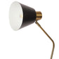 JS-VP T-42-TL Classic Table Lamps 1xE27 Mild Steel & Metal Material Gold Bronze & Black Finish
