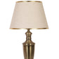 JS-VP T-43-TL Modern Table Lamp 1xE27 Mild Steel & Fabric Material Antique & Cream Finish