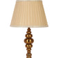 JS-VP T-44-TL Modern Table Lamp 1xE27 Mild Steel & Fabric Material Gold Bronze & brown Finish