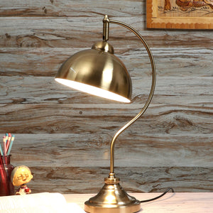 JS-VP T-41-TL Classic Table Lamps 1xE27 Mild Steel & Metal Material Gold Bronze & Gold Finish