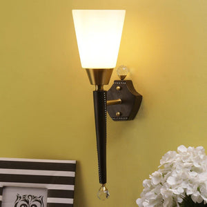 Brown Metal Wall Light - TROPHY-WALL-1W-MIX - Included Bulb