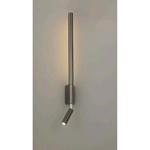 JS-SCH ELVIS 6W+3W B/BN Bedside Wall Lights