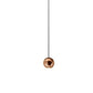 JS-SCH Globe Hanging 6W Led Hanging Lights Black Nickel/Rose Gold/Matt White/Chrome