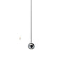 JS-SCH Globe Hanging 6W Led Hanging Lights Black Nickel/Rose Gold/Matt White/Chrome