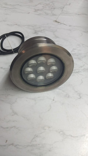 Recessed Underwater LED Light 12W – Asymmetrical Beam, IP68, SS-304