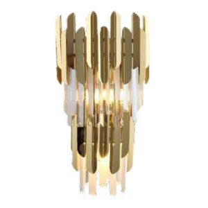 JSPHILO-3-184-3xE-14 Crystal Wall Light