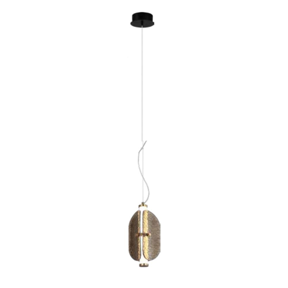 JS-SBL ER-10-303 Brass & Coffee Modern Hanging Lights