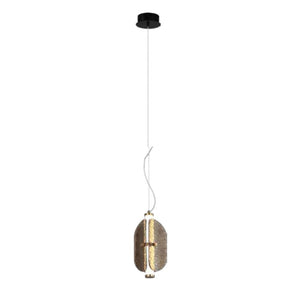 JS-SBL ER-10-303 Brass & Coffee Modern Hanging Lights