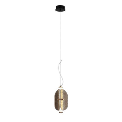 JS-SBL ER-10-303 Brass & Coffee Modern Hanging Lights