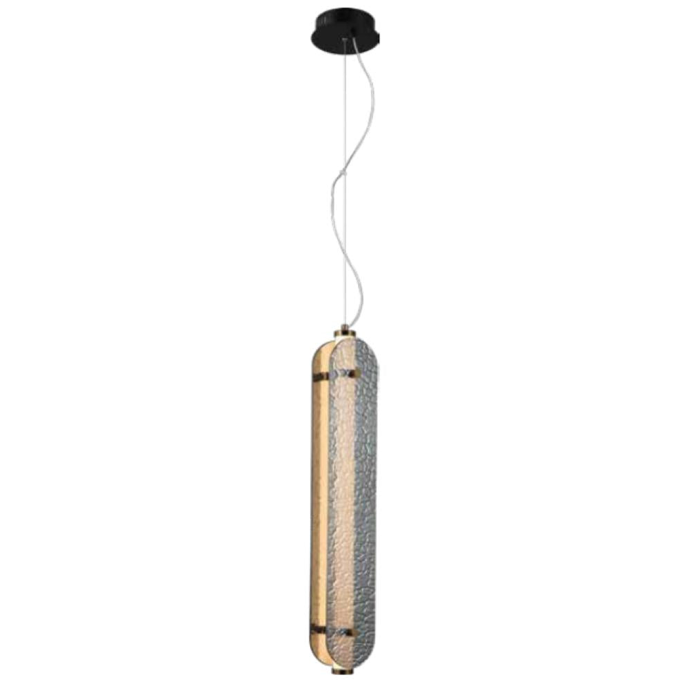 JS-SBL ER-10-307 Brass & Smoke Modern Hanging Lights