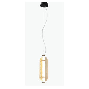 JS-SBL ER-10-310 Brass & Amber Modern Hanging Lights
