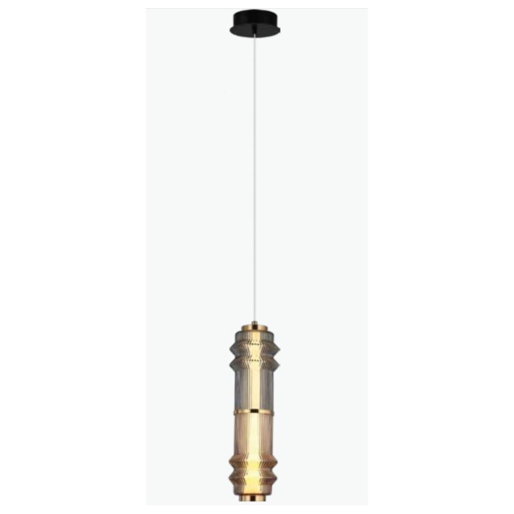 JS-SBL ER-10-316 Brass & Coffee & Smoke Modern Hanging Lights