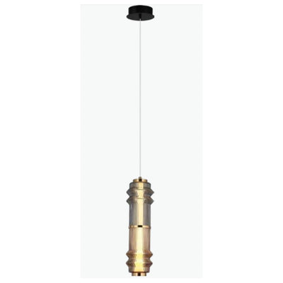 JS-SBL ER-10-316 Brass & Coffee & Smoke Modern Hanging Lights