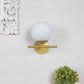 Sparlix Gold Iron Wall Light  | E27 holder | Included Bulb | Eliante by Jainsons Lights
