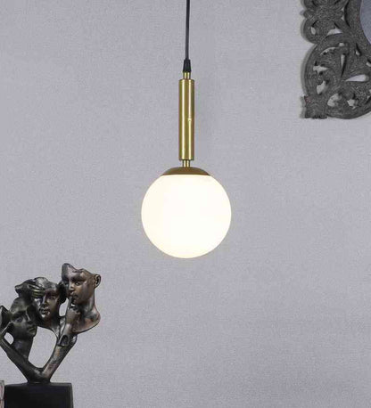 Beamlix Gold Iron Hanging Light  | E27 holder | Included Bulb | Eliante by Jainsons Lights