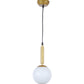 Beamlix Gold Iron Hanging Light  | E27 holder | Included Bulb | Eliante by Jainsons Lights
