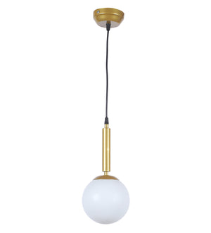 Beamlix Gold Iron Hanging Light  | E27 holder | Included Bulb | Eliante by Jainsons Lights