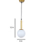 Beamlix Gold Iron Hanging Light  | E27 holder | Included Bulb | Eliante by Jainsons Lights