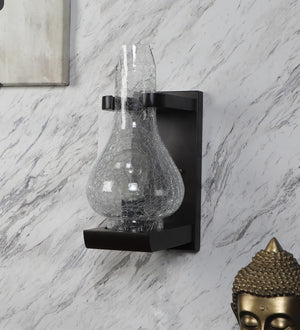 Lampo Brown Wood Wall Light  | E27 holder | Included Bulb | Eliante by Jainsons Lights