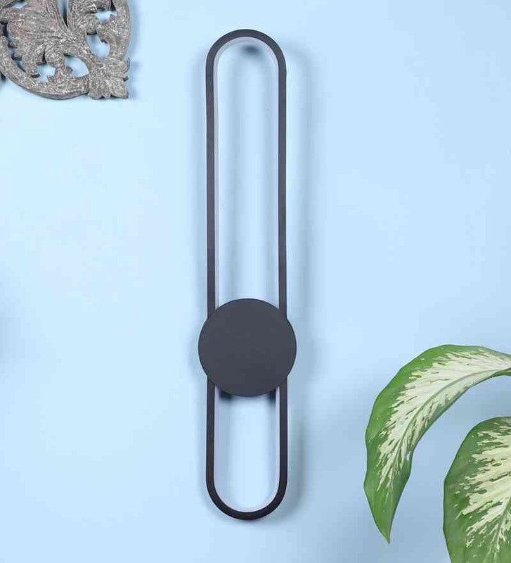 Glimora Black Iron Wall Light  | Inbuilt LED | Included Bulb | Eliante by Jainsons Lights
