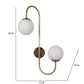 Eliante by Jainsons Lights-Glass Ball Wall Lights-WL-929-2-E27 holder