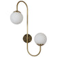 Eliante by Jainsons Lights-Glass Ball Wall Lights-WL-929-2-E27 holder