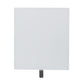 JS-VP S-516-1W Modern Wall Lights 1xE27 Mild Steel & Glass Material Satin Nickel & White Finish