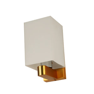 JS-VP S-432-1W Modern Wall Lights 1xE27 Mild Steel & 0.6 kg Material Antique Gold & White Finish