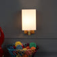 JS-VP S-432-1W Modern Wall Lights 1xE27 Mild Steel & 0.6 kg Material Antique Gold & White Finish