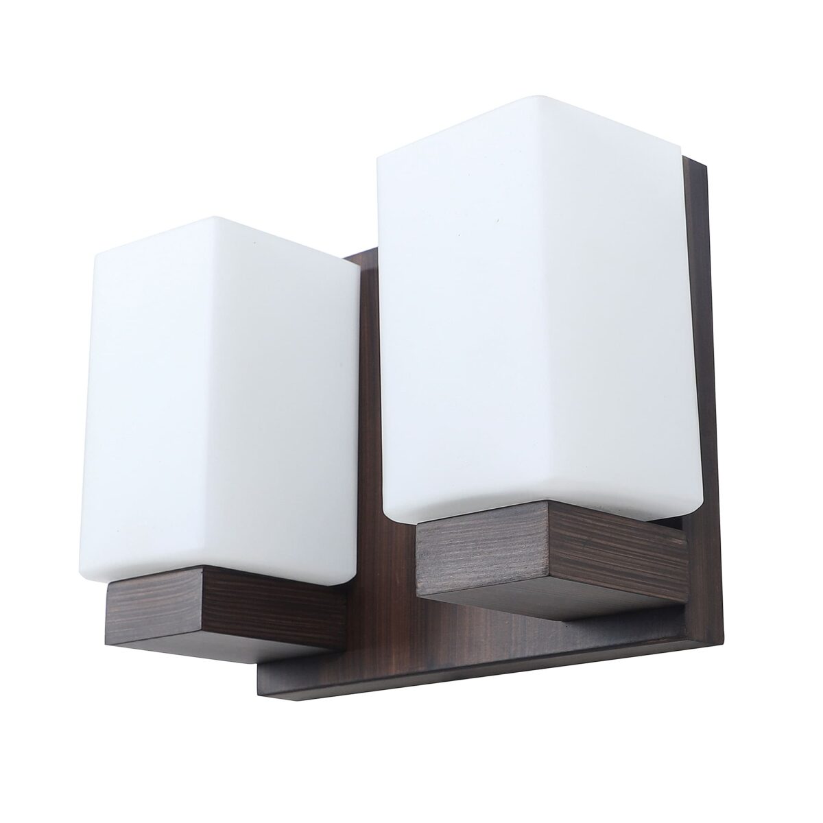 Dark Brown Wooden Wall Lights