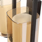 JS-VP S-403-2W Modern Wall Lights 2xE27 Mild Steel & Glass Material Brown & Champaign Finish