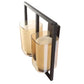 JS-VP S-403-2W Modern Wall Lights 2xE27 Mild Steel & Glass Material Brown & Champaign Finish