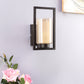 JS-VP S-402-1W Modern Wall Lights 1xE27 Mild Steel & Glass Material Brown & Champaign Finish