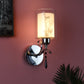 JS-VP S-327-1W Modern Wall Lights 1xE27 Silver, Chrome & Glass Material  & White Finish